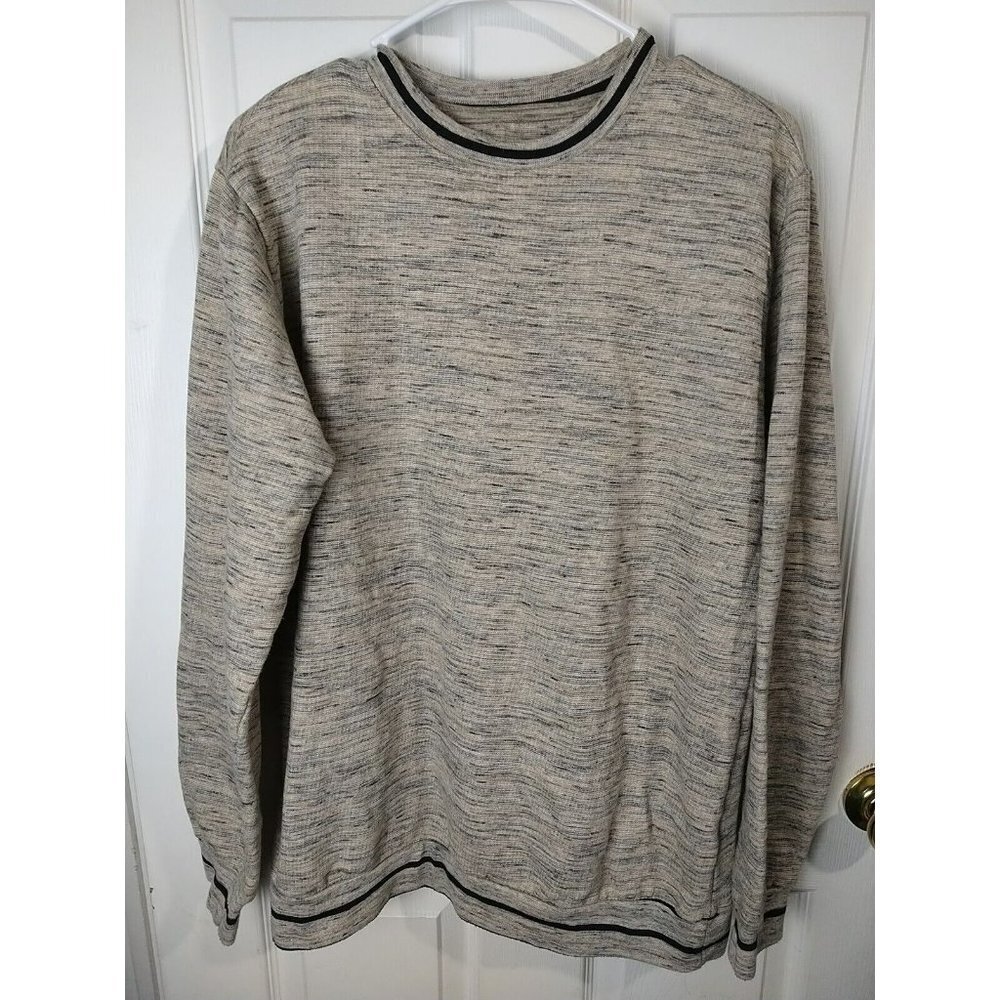 Super Massive Men's Crew Neck Pullover Sweatshirt Brown Heather. Size S